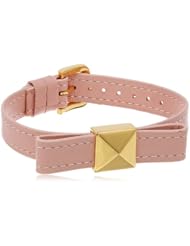 kate spade new york "Locked In" Thin Leather Bow Bracelet, 9.25"