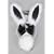 Fur Bunny Set Black and white