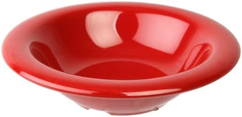 (Pack of 24) 4 oz. Round Melamine Soup / Salad Bowl Red, Break-Resistant *NSF Approved*
