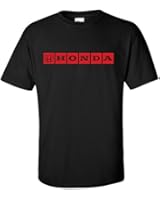 Honda Shirt Honda Logo Black Shirt Red Logo
