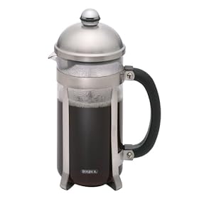 BonJour 12 Cup Maximus French Press, Brushed Stainless Steel