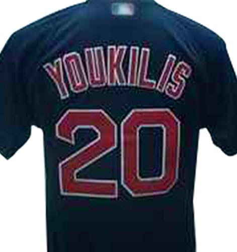 Boston Red Sox 20 Youkilis M 26N Customized Dark Blue men`s Jerseys SIZE XXL