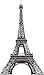 Fun Express - Paris Photo Stick Props for Birthday - Apparel Accessories - Costume Accessories - Costume Props - Birthday - 12 Pieces