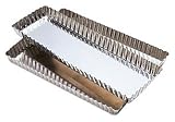 World Cuisine Tin Plate Fluted Rectangular Tart Mold