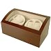 NEW Quad Watch Winder For 4 Automatic Watch Built in IC Program Runs AC or Battery Gift Box