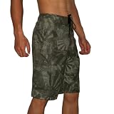 Billabong Trunk Star Mens Skate & Surf Boardshort - Army Green