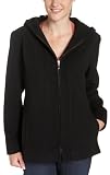 AK Anne Klein Women's Zip Front Hooded Peacoat