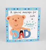 Antony Bear Record Your Own Fathers Day Card