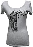 Junior's Annex Clothing Harvest Woman Victorian Steampunk Art Etching Art Design Print Tee Shirt