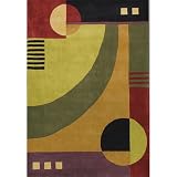 Cityscape Rug - Green (5 x7 3)