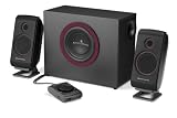 Electronics : Altec Lansing VS2421 - 2.1 speakers with SFX technology, headphone jack and built-in microphone
