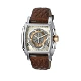 INVICTA S1 SAPPHIRE 6J SWISS CHRONOGRAPH CHRONO Mens WATCH WHITE DIAL BROWN BAND 5402 by Invicta