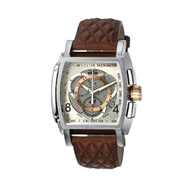 Click here to buy INVICTA S1 SAPPHIRE 6J SWISS CHRONOGRAPH CHRONO Mens WATCH WHITE DIAL BROWN BAND 5402 by Invicta.