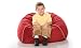 Jaxx Jr Club Kids Foam Bean Bag Color: Cherry