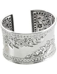 Sterling Silver 45 mm Width Fashion Cuff Bracelet