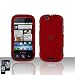 New Red Motorola Cliq MB200 Snap on Cell Phone Case