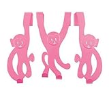 IMAGE OF Doorhanger Monkey - Pink