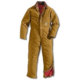 Short Carhartt� Quilt Lined Duck Coverall