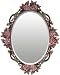 Jeweled Pink Rose Vanity Tray DT-25