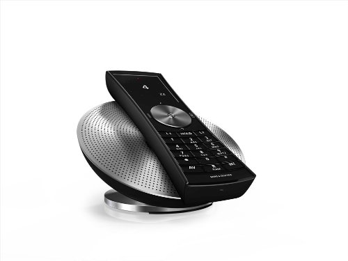 Bang & Olufsen BeoCom 5 Cordless 2-Line Starter System with Speaker Phone Charger Aluminum