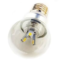 TorchStar Energy Saving 6LEDs 3 Watt Globe Bulb 30W Halogen Similar Warm White Light Standard E27 Base 360 Omni-directional
