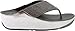 FitFlop Women's Crystall Flip Flop, Pewter, 7 M US