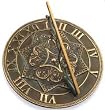 Rome RM2311 Brass Gothic Sundial