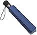 totes Blue Line Basic Auto Open Auto Close Compact Umbrella