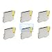 6 x T0801 Black : 6 High Capacity Compatible Ink Cartridges for Epson Stylus R265 R360 R285 RX560 RX585 RX685 P50 PX650 PX700W PX710W PX800FW PX810FW PX820FWD Printers