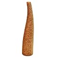 Ceramic Vase - Bamboo Grain Beige (30")