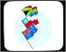 Decorated Mouse Pad with flags, international, 