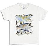 Guy Harvey Front Screen Tuna Collage T-Shirt