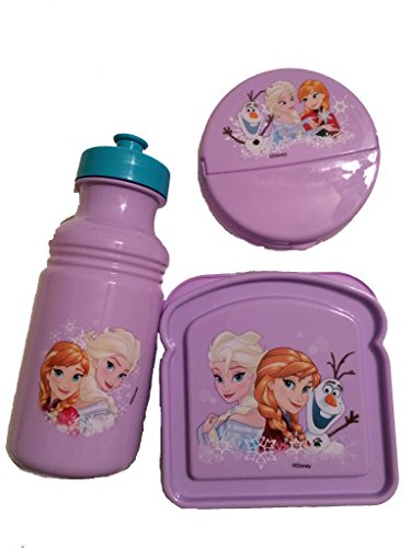 Disney Frozen Elsa, Anna and Olaf 3 Piece Lunch Set (New Style)
