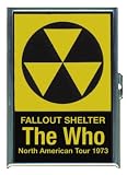 ID CREDIT CARD HOLDER OR CIGARETTE CASE: THE WHO FALLOUT SHELTER NORTH AMERICA 1973 BY PENNY SILVER