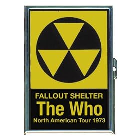 THE WHO FALLOUT SHELTER NORTH AMERICA 1973 ID CIGARETTE CASE