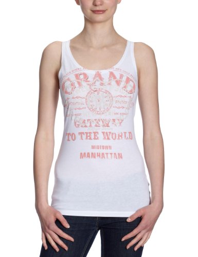Hilfiger Denim SlimFit Damen Top  1657601021 / Sally tanktop, Gr. 36 (M), Wei&szlig; (CLASSIC WH Preisvergleich