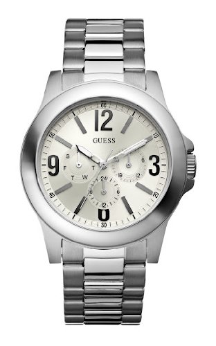 Guess Herren-Armbanduhr XL Scope Chronograph Edelstahl W11152G2