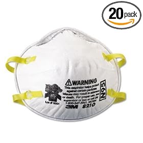 3M 8210 Particulate Respirator N95, 20-Pack