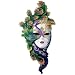 Lady Peacock Venetian Carnival Mask Wall Decor