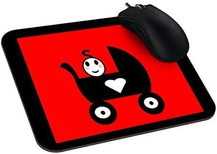 Urdesigner Customized Rectangle Non-Slip Rubber Mousepad Buggy Collection Shower Mother Gaming Mouse Pad 9.25X7.75 Inch