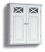 Kitchen & Housewares : Bathroom Furniture Dawson Wall Cabinet With Two Doors 6810 White Finish
