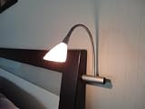 Halogen Bettleuchte RIVA, Nachttischlampe, Bettbeleuchtung, 2er SET
