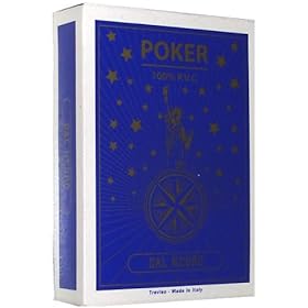  Dal Negro Freedom X Poker Size Dual Index Playing Cards (Blue)