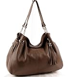 Sac à main Cuir couleur taupe modèle Malaga Image du produit