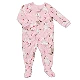 Carter's Pink Horse Footed Fleece Pajamas 2t-5t
