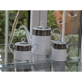 Grandeur Platinum 3pc Tea/Coffee Set