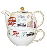 Churchill China James Sadler Teapot & Cup, London Travel, Giftboxed  from Churchill China