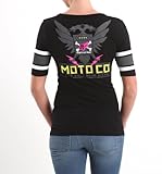 Fox Rider Football Tee - Black X Med Size