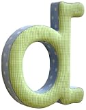 New Arrivals The Letter D, Blue and Green