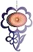 Search : Purple Flower Silhouette Wind Spinner